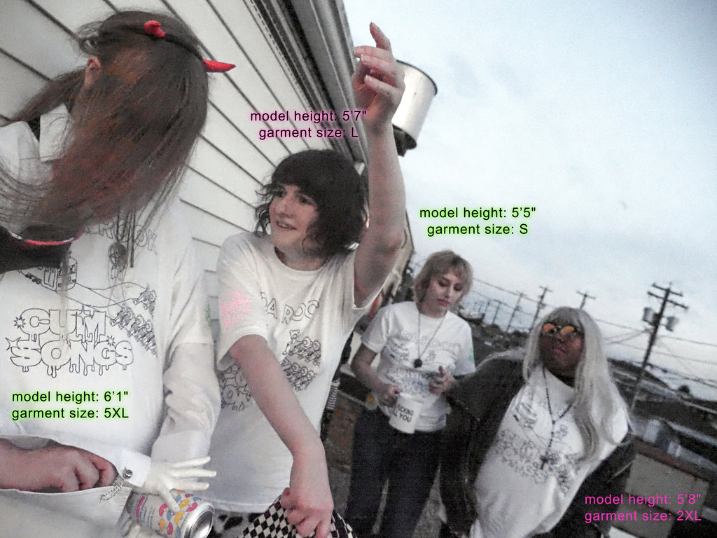 CUM SONGS T-SHIRT