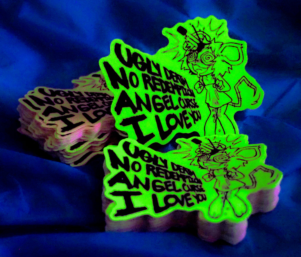 UGLY DEATH MOUSE VIOLENCE STICKER